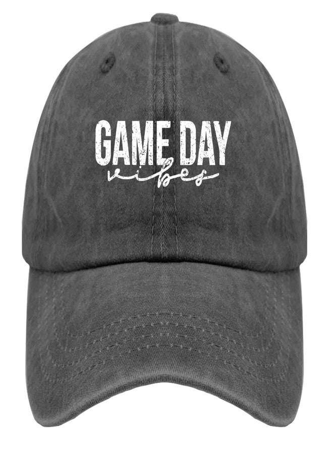 Paunook Game Day Hats Music Hat Pigment Black Golf Hats Men Gifts for Him Sun Caps - Image 1